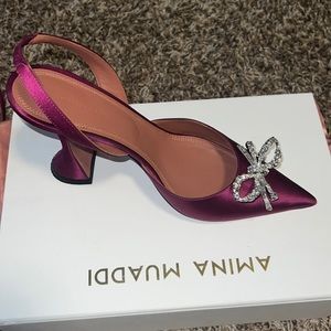 Amina Muaddi pumps